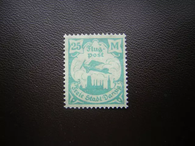 Briefmarke Flugpost Freie Stadt Danzig ungebraucht Originalgummi Falzrest