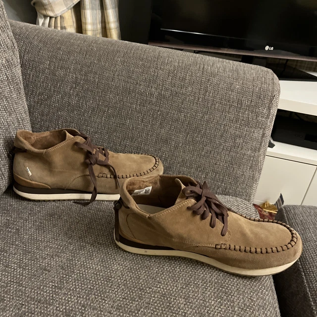 TOMS MID BOOTS Moccasin Style Mocha Suede UK 10 £31.95 PicClick UK