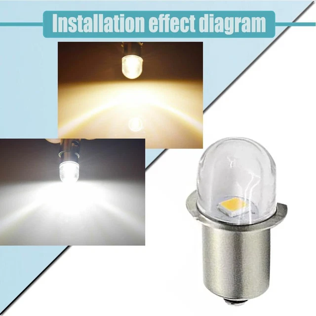 LED Miniature Lamp 3V 4.5V 6V 12V 18V 1SMD Flashlight Replacement Bulbs J5X0