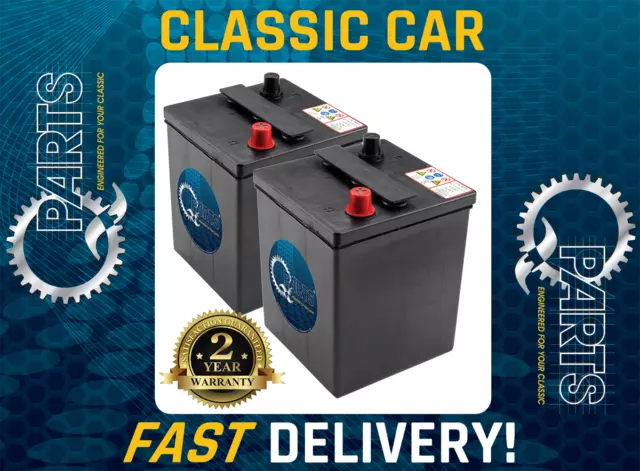 Classic Car 6v 6 Volt Battery x2 Heavy Duty GBY3031 421 80Ah 600CCA 2Yr Warranty