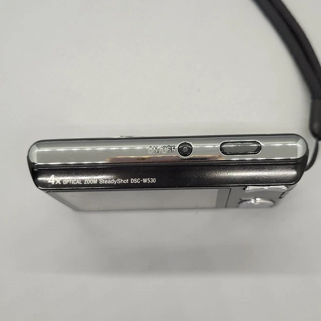 Sony Cybershot DSC-W530 14,1 megapixel fotocamera digitale testata nera 3