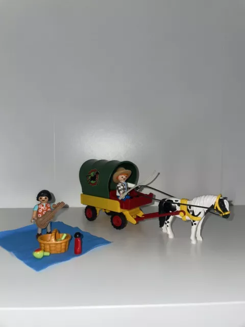 Playmobil Horse Western Wagon Set (Fully Complete)