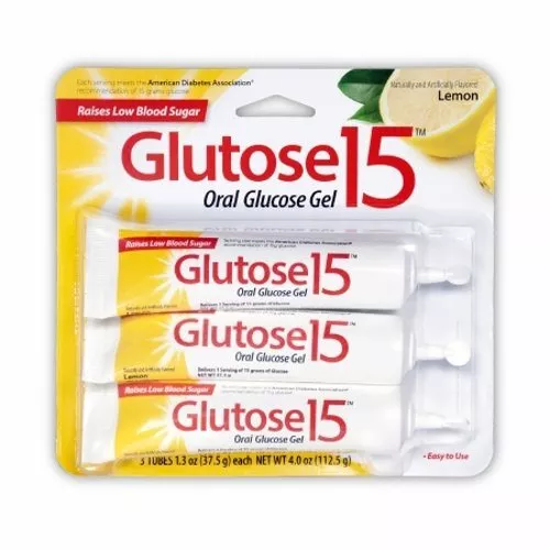 Glucose Supplément Glutose 15 3 pour Paquet Gel Citron Parfum Nombre De 3 Par