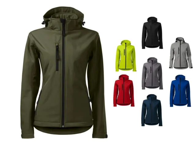 Performance Softshelljacke 3lagig Kontrast Wassersäule 14000mm 300g/m² XS-3XL