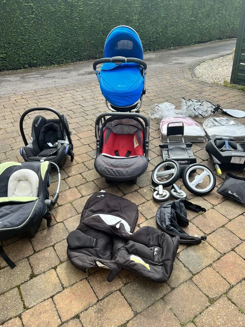 Silver Cross Surf Pram and Travel System and Accessories - complete bundle
