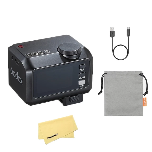 Godox IT30 Pro F TTL Mini Flash For Fujifilm Cameras - Built-in Diffuser, HSS 1/8000s, 2.4G Wireless Master/Receiver