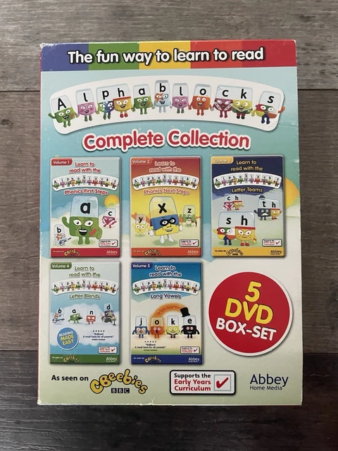 ALPHABLOCKS COMPLETE COLLECTION DVD Box Set - Vol 1-5