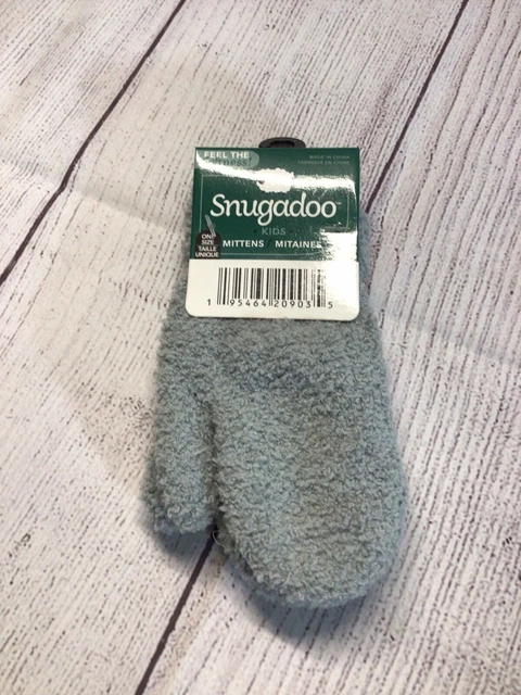 Snugadoo Kids Mittens One Size Gray NEW