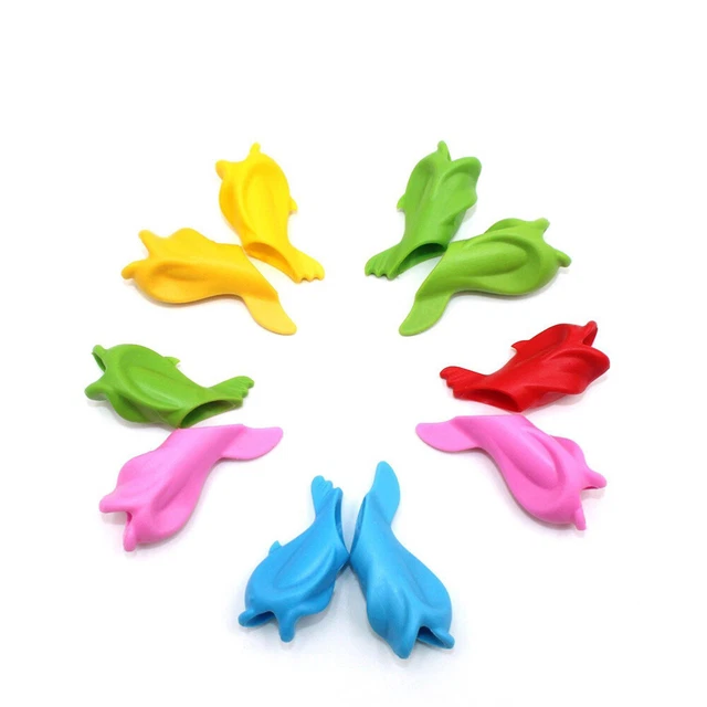 10 Stück Schreibtrainingsgerät Crossover Pen Gripper Schreibhilfe für Kinder
