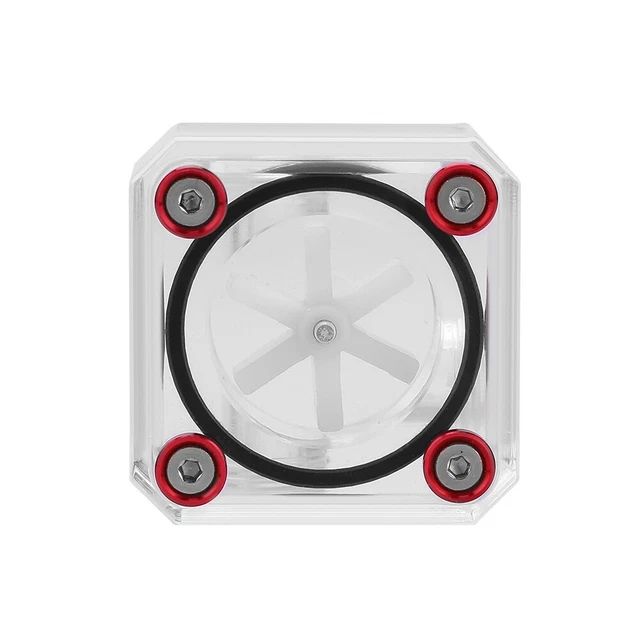 G1/4 Thread Water Flow Meter - 3-Way PC Cooling System Monitor With Spinning Indicator