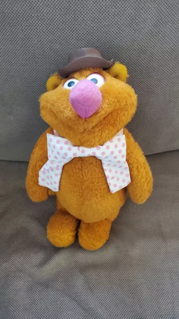 Vintage 1976 Fozzie Bear Plush Muppets Fisher Price Doll 14" Stuffed Jim Henson