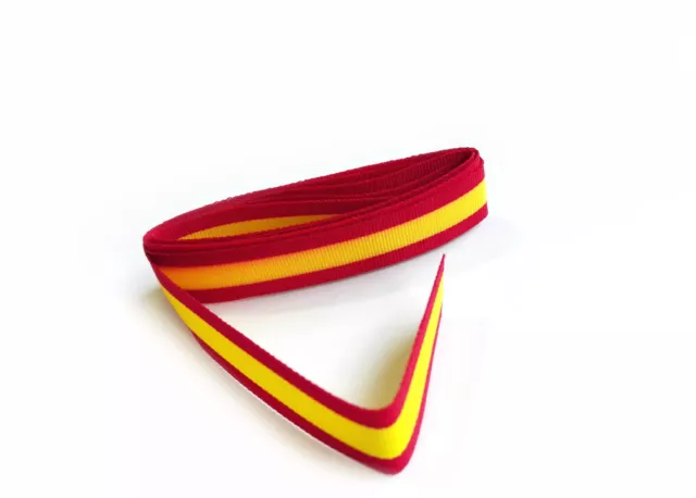 Cinta colores Bandera España Española para crear pulsera o decoracion 2,5cm x 1m 2