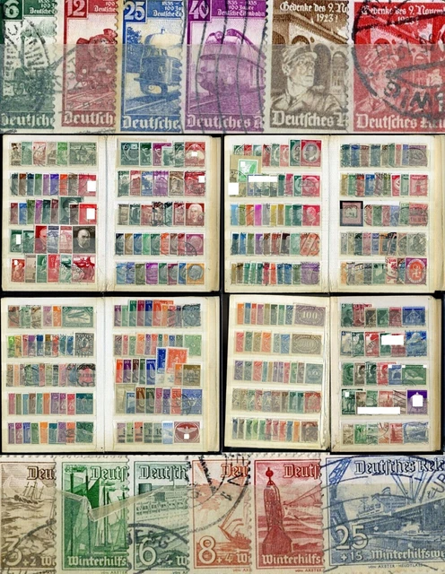 #858 Deutschland Reich Classic Collection 375 Unterschiedlich Vom Alten...