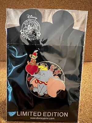 Disney Shopping Dumbo Timothy Mouse Pink Elephants on Parade Spinner LE 250 Pin