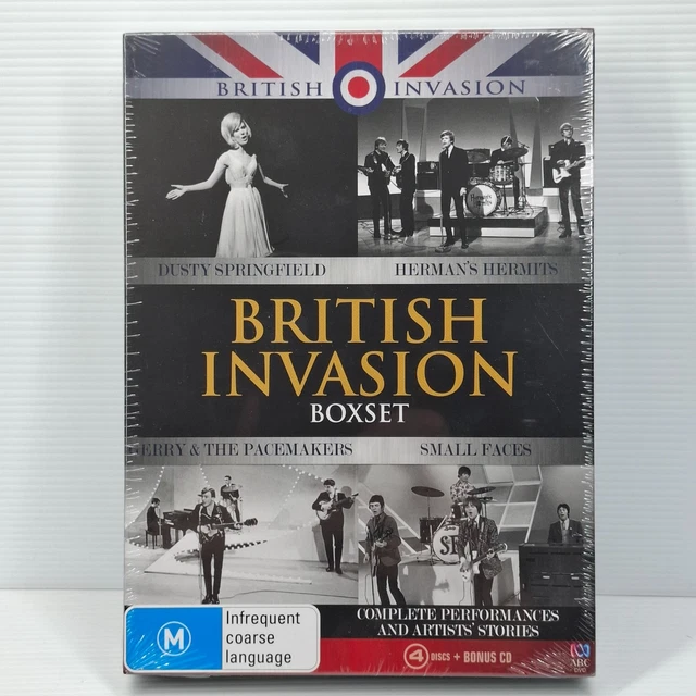 BRITISH INVASION: 5 Dvd Box Set (DVD) Still Sealed $100.09