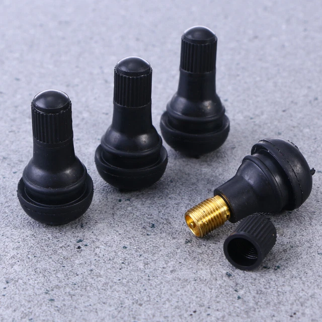 8 pz. Nero TR-412 gambi valvole a scatto in gomma pneumatici gambi valvole pneumatici