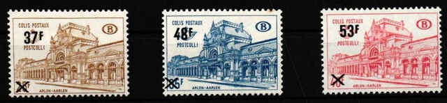 Belgien TR404P3 - TR406 postfrisch Eisenbahnpaketmarken aus 1970 #HQ003