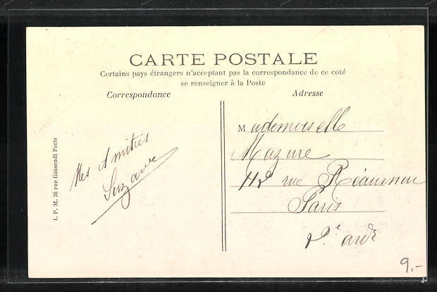 CPA St-Leu, Rue de Paris, vue de la rue 1906 2