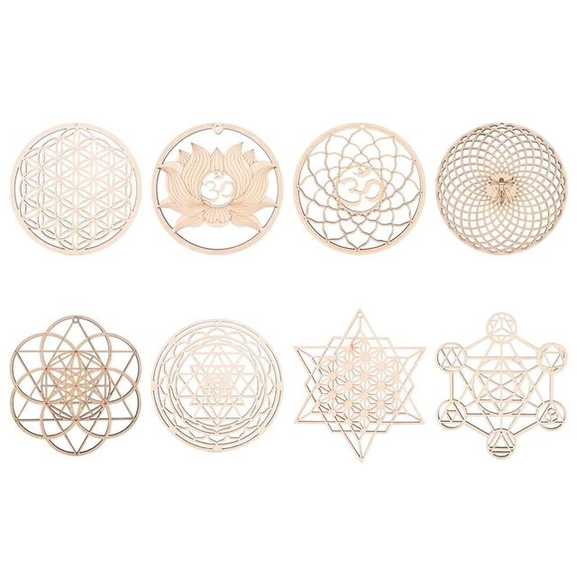 8 Paquetes 14Cm Pared Escudo De Vida Forma De Vida Posavasos Pared J9L5