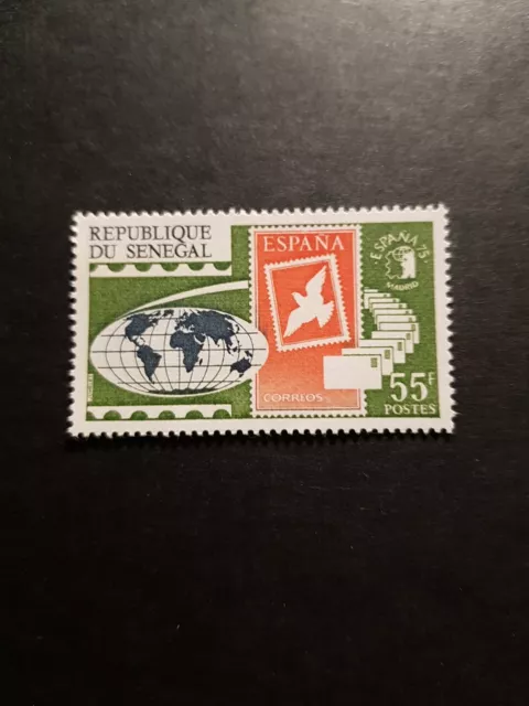 Briefmarke Senegal Ausstellung Philatelistisch N°412 Neu Luxus MNH 1975