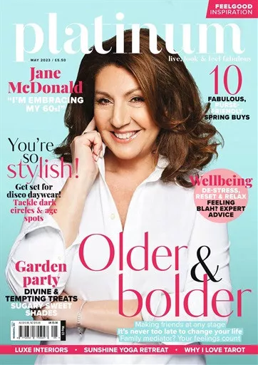 PLATINUM MAGAZINE MAY 2023 ~ JANE McDONALD COVER / INTERVIEW ~ NEW ~