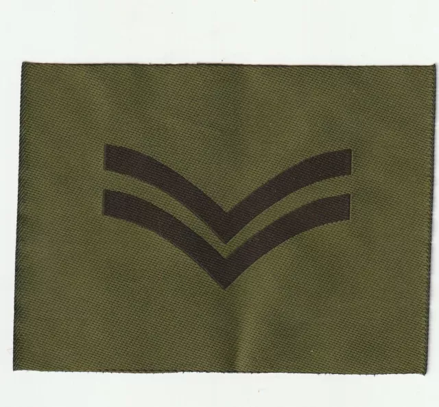 ENGLAND BRITISH ARMY Corporal DPM Combat rank Jacket Black Olive Green ...