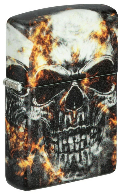 Zippo Smoky Crâne Design 540° Multicolore avec ou Sans Ensemble-Cadeau 60006136