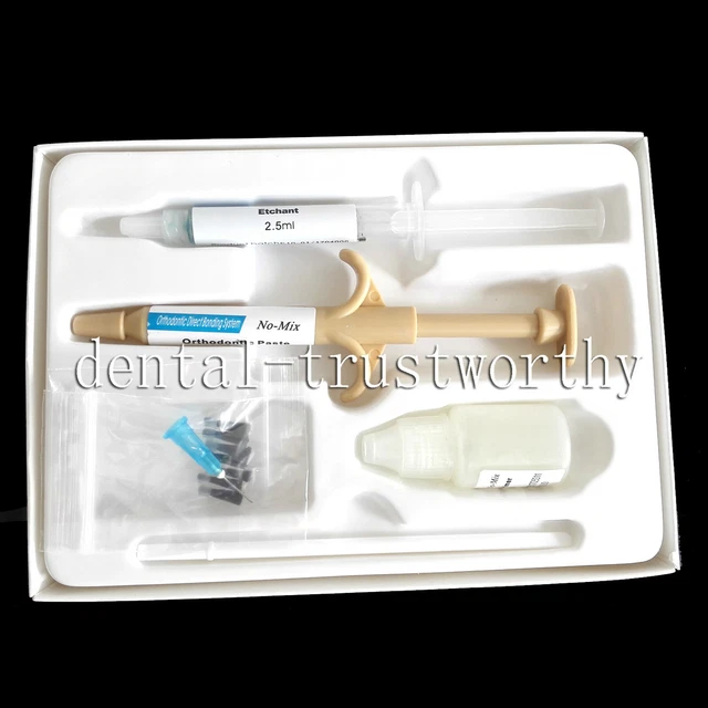 Dental Orthodontic Direct Paste Adhesive Bonding Self Cure Composite Resin Kit