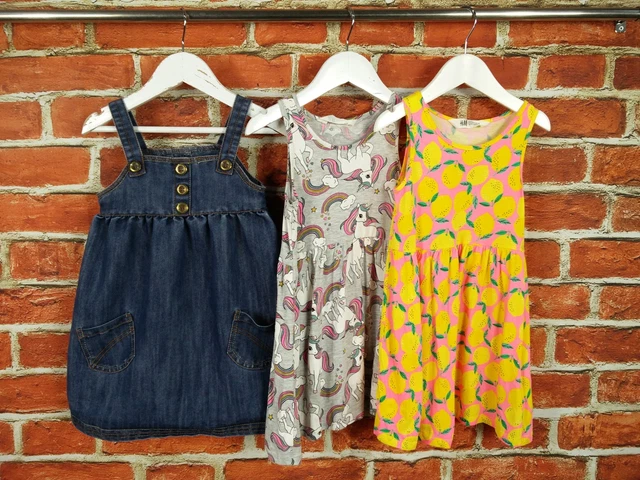 Set Abito Estivo Casual Ragazze Età 2-3 Anni Next H&M Unicorno 98Cm