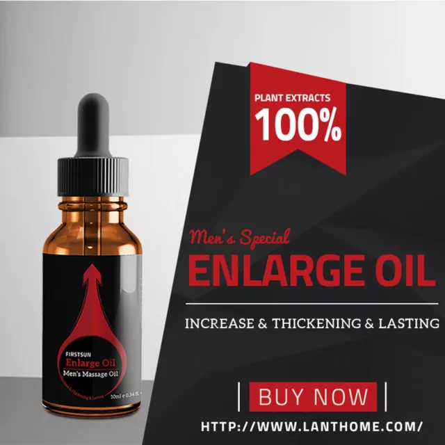 MALE PENIS ENLARGER-GROWTH Oil Penis Enlargement XXL BIGGER Dick-cream-Delay-Oil