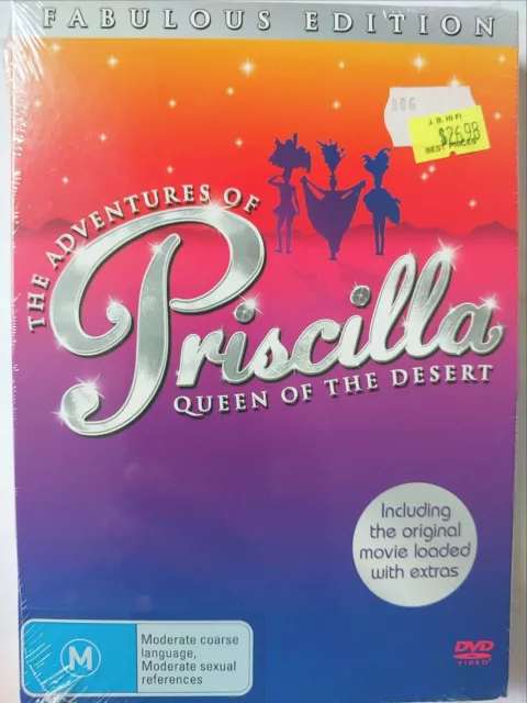 The Adventures of Priscilla (Region 4 DVD) Brand New & Sealed, FREE Next DayPost