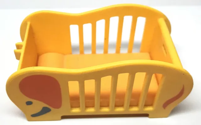 PLAYMOBIL MAISON MODERNE - Lit Orange avec Matelas pour Bébé Chambre 3207