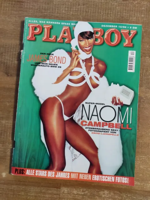 Playboy  Dezember  12  99  1999   Männermagazin aus Sammlung  Naomi Campbell