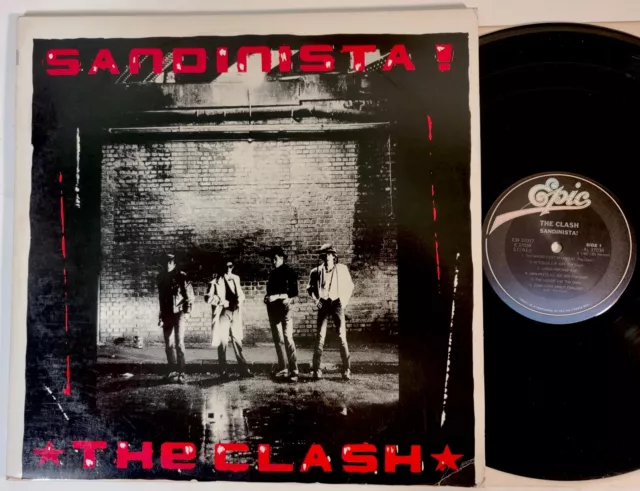 Clash, the Sandinista! 3 LPs Poster