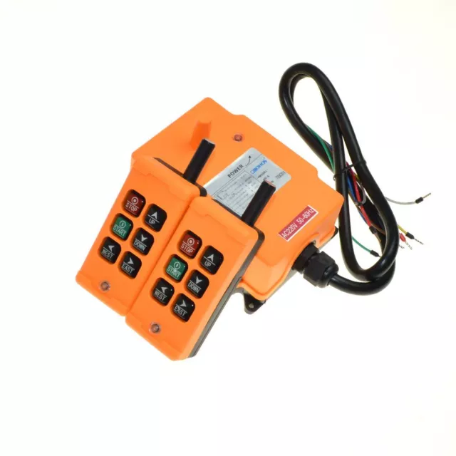 12-24VDC 6 Channels 1 Speed  2T Hoist Crane Radio Remote  Control System HS-6