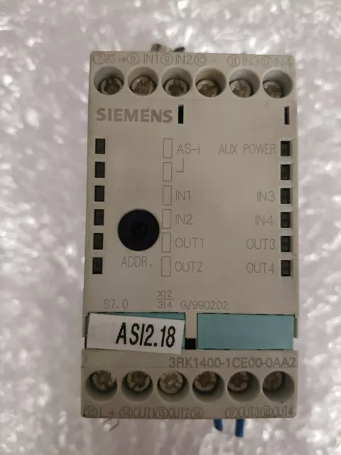 Siemens As-I Module - Type : 4input/4 Sortie - 3RK1400-1CE00-0AA2 - D'Occasion