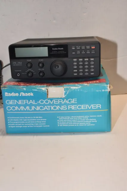 Radio Shack DX-394 General Coverage Communications Receiver w/ Original Box