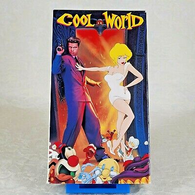 COOL WORLD VHS Animated Characters Live Action Brad Pitt Gabriel Byrne