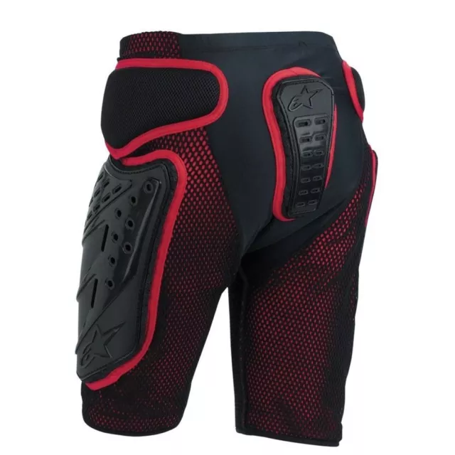 Alpinestars Bionic Freeride Base Protection Shorts - Black/Red  Mens   Pick Size 2