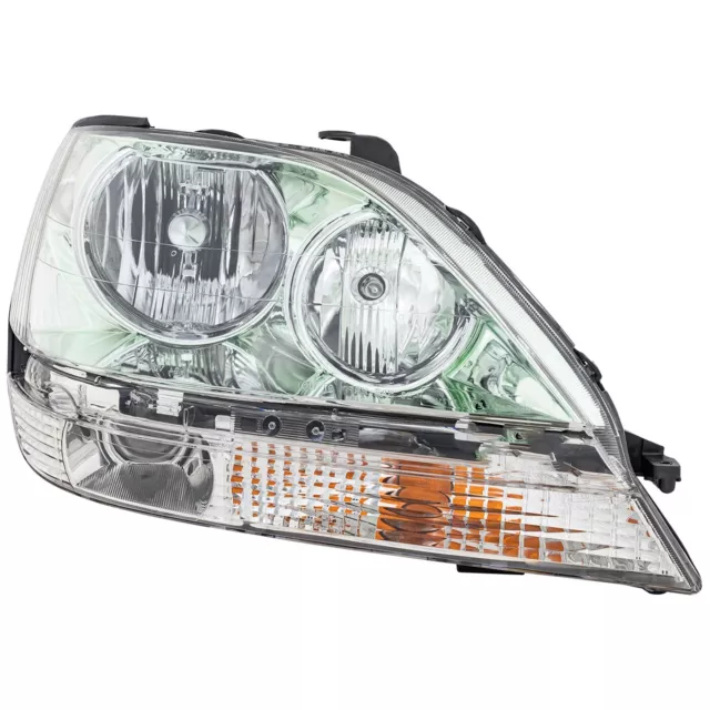 Halogen Headlight For 2001-03 Lexus RX300 Base Model Right Clear Lens with Bulb