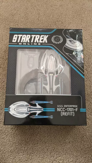 Eaglemoss Star Trek Online USS ENTERPRISE F NCC-1701-F REFIT  NO MAG NEW MISB