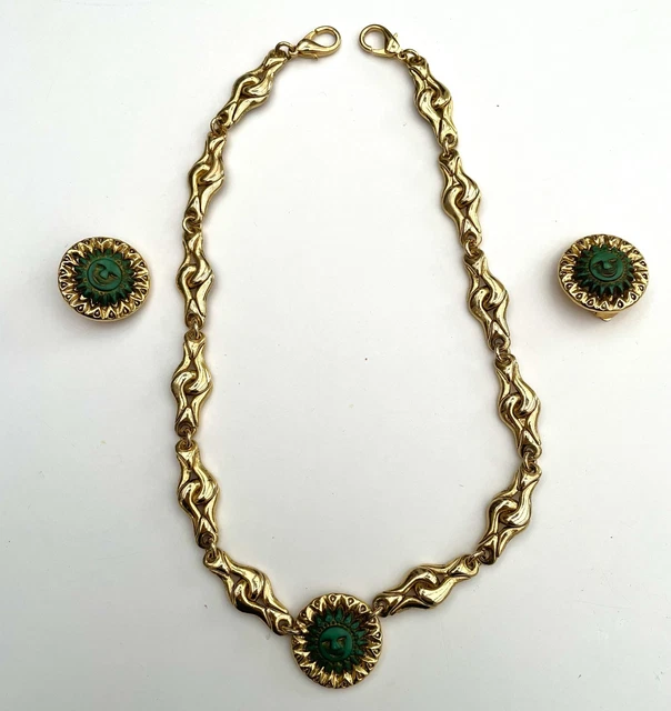 Joli Collier émaillé Vintage - Chorange Paris - Occasion