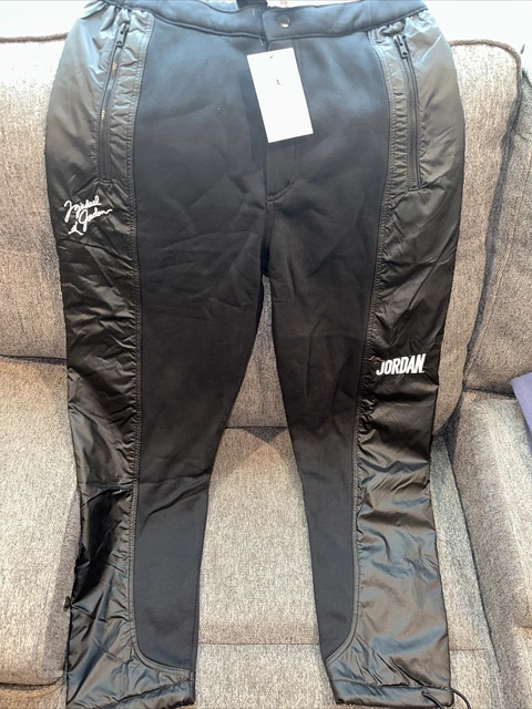 NIKE Air Jordan Flight MVP  Wheaties Jogger DV7594 010 Black White Pants Sz  MED
