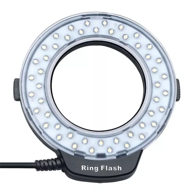 Iluminador Flash LED Anular Macro Anillo Flash Universale 48 LED Frío O Caliente 3