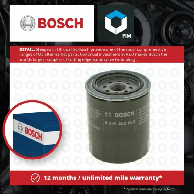 Oil Filter fits TOYOTA LAND CRUISER AMAZON HDJ100 4.2D 98 to 07 1HD-FTE Bosch