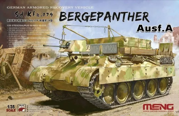 Meng Modelle SS15 1/35 Sd.kfz 179 Bergepanther Ausf A Deutsche Armored Erholung