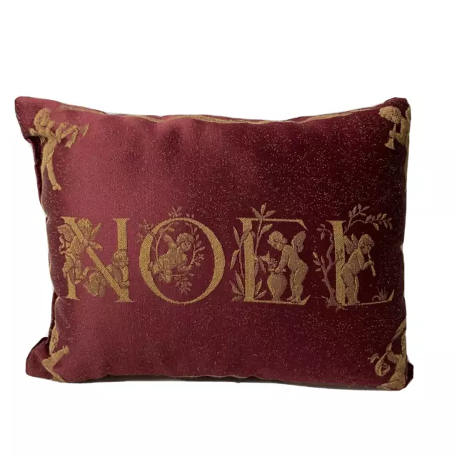 "NOEL - Almohada Decorativa Rectangular 12"" X 16"" Navidad Hogar Decoración