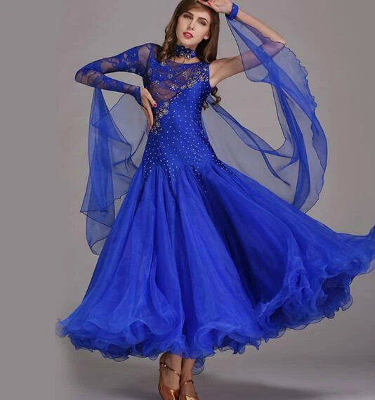 Womens Modern Waltz Tango Smooth Latin Ballroom Competition Dance Dress Skirts