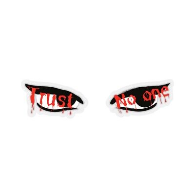 Trust No One Sticker - Evil Eyes sticker / Memes sticker / Halloween Sticker