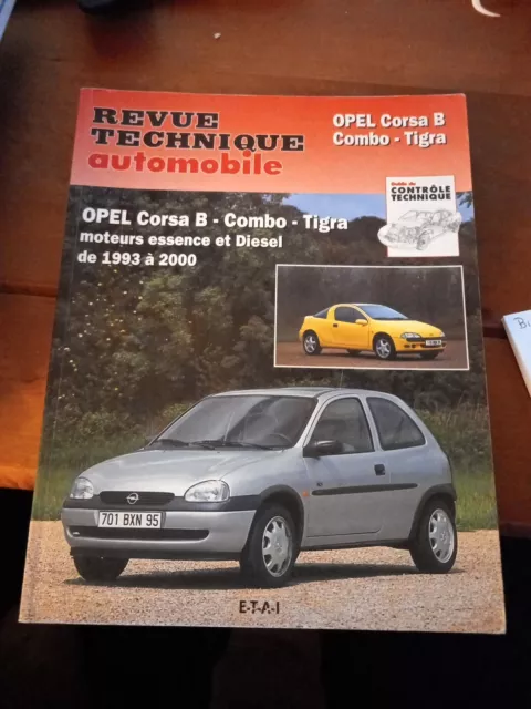 Livre Revue Technique Automobile Opel Corsa Combo-Tigra essence et diesel  